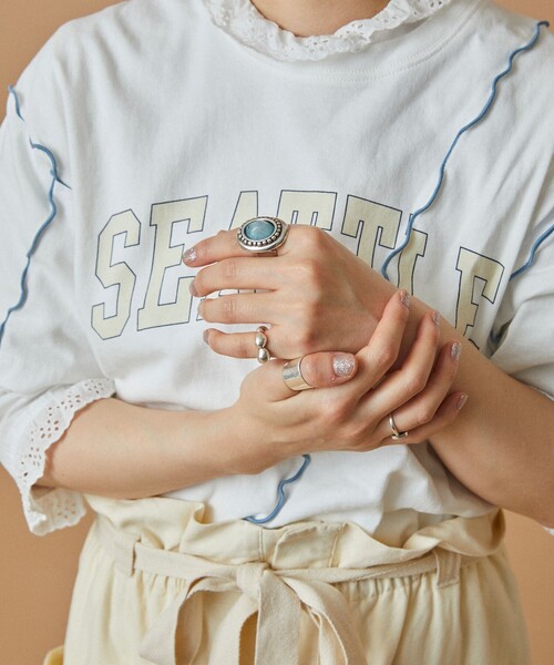 Otro Accesorio オトロアクセソリオ レジンオーバルリング セール】【OtroAccesorio】 大人気♪オトロアクセソリオ レジン