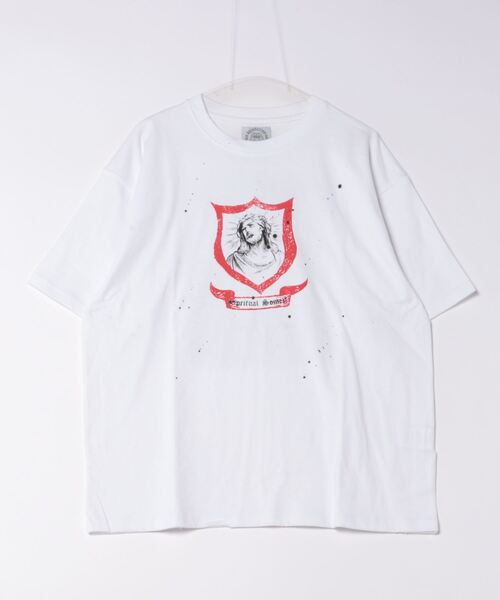 SOMEIT(サミット)の「SOMEIT/サミット/E.O.C VINTAGE TEE(Tシャツ/カットソー・メンズ・グレー/ホワイト・L/XL/M)」の6枚目の写真