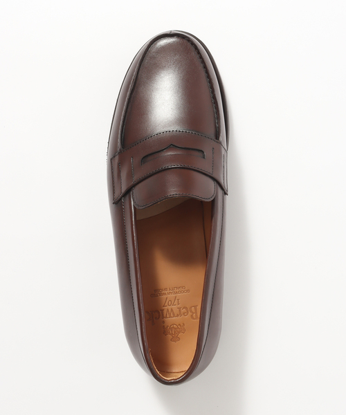 Berwick1707（バーウィック）の「Berwick1707 (バーウィック1707) 4456 FR Penny Loafer 4456/BCDI/ACDI（その他シューズ・メンズ・ブラウン/ブラック・XX-SMALL/5/7.5/5.5/6/6.5/7）」の10枚目の写真