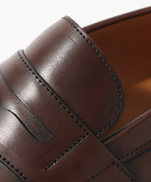 Berwick1707（バーウィック）の「Berwick1707 (バーウィック1707) 4456 FR Penny Loafer 4456/BCDI/ACDI（その他シューズ・メンズ・ブラウン/ブラック・XX-SMALL/5/7.5/5.5/6/6.5/7）」の6枚目の写真