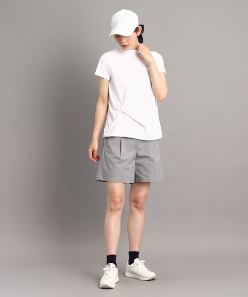 adabat（アダバット）の「◆【＋PLUS COOL】千鳥柄 キュロット（その他パンツ・レディース・ホワイト系2/ネイビー系1・40/36/42/38/34）」の4枚目の写真