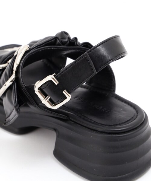 FREE'S MART（フリーズマート）の「◆2バックルサンダル（サンダル・レディース・ブラック・MEDIUM/LARGE）」の13枚目の写真