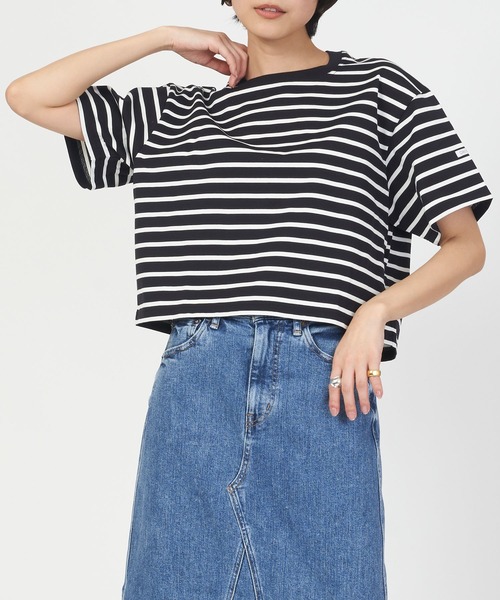 ORCIVAL（オーシバル）の「SQUARE NECK S/S P.O.（Tシャツ/カットソー・レディース・ブラック/その他1/ホワイト/その他5/その他4/その他3/その他2・1/2）」の6枚目の写真