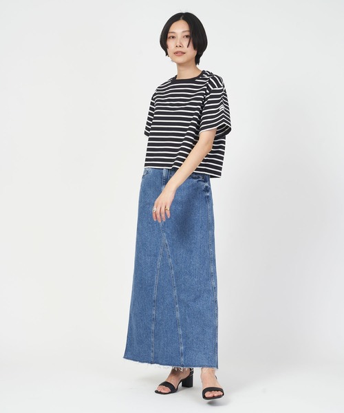 ORCIVAL（オーシバル）の「SQUARE NECK S/S P.O.（Tシャツ/カットソー・レディース・ブラック/その他1/ホワイト/その他5/その他4/その他3/その他2・1/2）」の19枚目の写真
