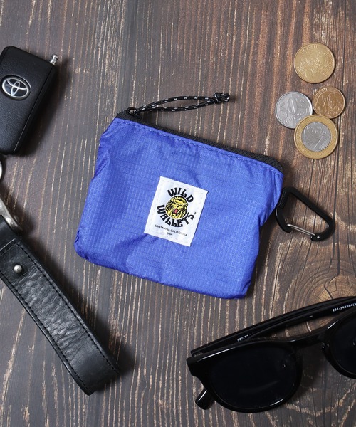 FUNALIVE(ファンアライブ)の「WILD WALLET カラビナ付ナイロンコインケース(コインケース・メンズ・ブルー/グリーン/ブラック/パープル/オレンジ・FREE)」の4枚目の写真