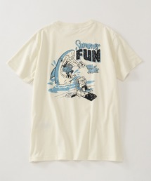 【Tom & Jerry/トム & ジェリー】アートワークデザイン 半袖クルーネックTシャツ