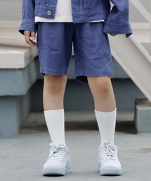 ARCH & LINE | 《環境配慮素材》LINEN TWILL EASY SHORTS セットアップ対応(デニムパンツ)