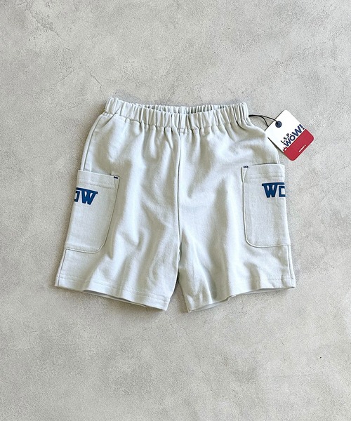 LSP WOW（エルエスピーワオ）の「【LSP WOW!】両面ミニ裏毛ハーフパンツ（80～130cm）（その他パンツ・キッズ・パープル/レッド/パープル系その他/グレー系その他/ブラック/グレー/ブルー/ライトグリーン・80/90/100/110/120/130）」の3枚目の写真