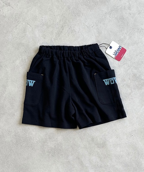LSP WOW（エルエスピーワオ）の「【LSP WOW!】両面ミニ裏毛ハーフパンツ（80～130cm）（その他パンツ・キッズ・パープル/レッド/パープル系その他/グレー系その他/ブラック/グレー/ブルー/ライトグリーン・80/90/100/110/120/130）」の2枚目の写真