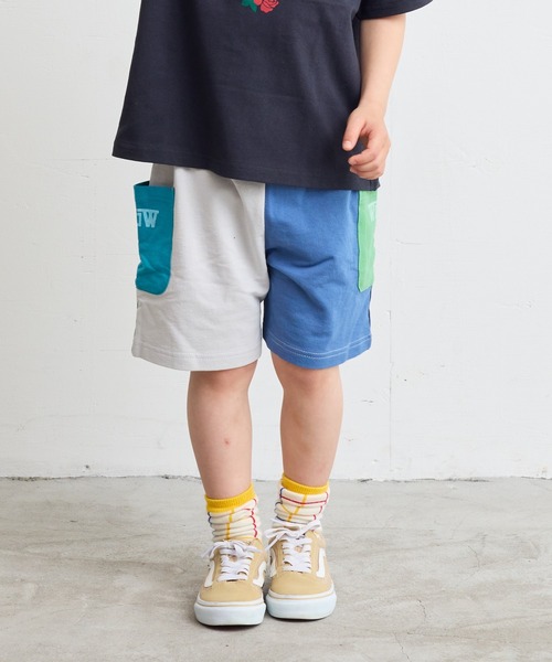 LSP WOW（エルエスピーワオ）の「【LSP WOW!】両面ミニ裏毛ハーフパンツ（80～130cm）（その他パンツ・キッズ・パープル/レッド/パープル系その他/グレー系その他/ブラック/グレー/ブルー/ライトグリーン・80/90/100/110/120/130）」の15枚目の写真