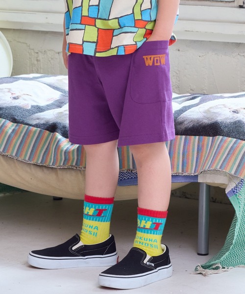 LSP WOW（エルエスピーワオ）の「【LSP WOW!】両面ミニ裏毛ハーフパンツ（80～130cm）（その他パンツ・キッズ・パープル/レッド/パープル系その他/グレー系その他/ブラック/グレー/ブルー/ライトグリーン・80/90/100/110/120/130）」の18枚目の写真