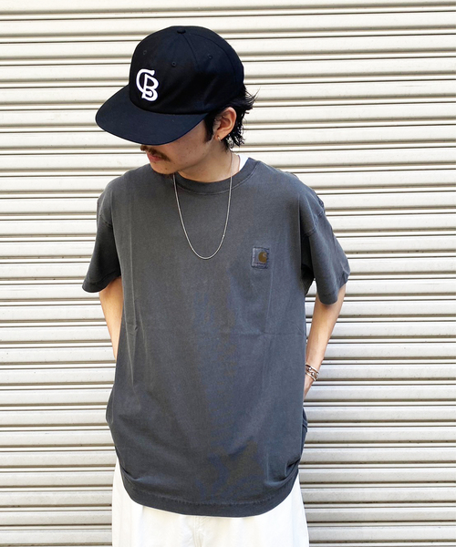 Carhartt WIP(カーハートダブリューアイピー)の「【CARHARTT WIP / カーハート ダブリューアイピー】S/S NELSON T-SHIRT(Tシャツ/カットソー・メンズ・ライトグレー/シルバー・MEDIUM/LARGE/X-LARGE)」の4枚目の写真