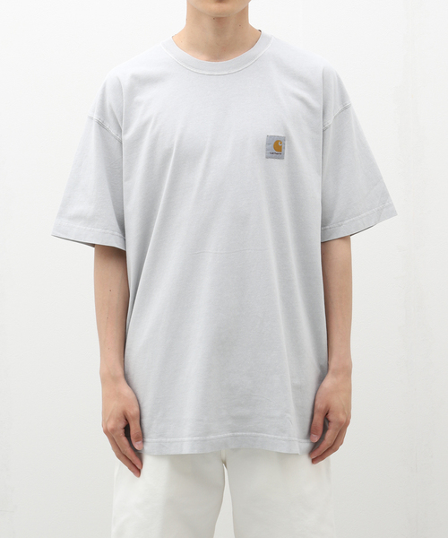 Carhartt WIP(カーハートダブリューアイピー)の「【CARHARTT WIP / カーハート ダブリューアイピー】S/S NELSON T-SHIRT(Tシャツ/カットソー・メンズ・ライトグレー/シルバー・MEDIUM/LARGE/X-LARGE)」の9枚目の写真