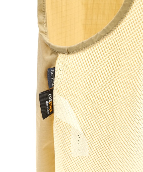 DAILY STANDARD by SANDINISTA(デイリースタンダードバイサンディニスタ)の「CORDURA Rip-Stop x Mesh Market Bag / コーデュラリップストップxメッシュマーケットバッグ(エコバッグ/サブバッグ・メンズ・ベージュ/ネイビー/オリーブ/ブラック・FREE)」の5枚目の写真