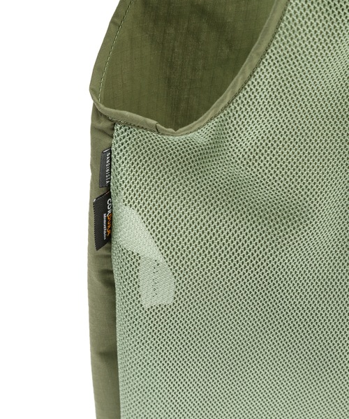 DAILY STANDARD by SANDINISTA(デイリースタンダードバイサンディニスタ)の「CORDURA Rip-Stop x Mesh Market Bag / コーデュラリップストップxメッシュマーケットバッグ(エコバッグ/サブバッグ・メンズ・ベージュ/ネイビー/オリーブ/ブラック・FREE)」の8枚目の写真