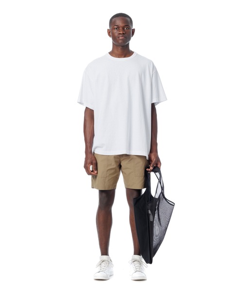 DAILY STANDARD by SANDINISTA(デイリースタンダードバイサンディニスタ)の「CORDURA Rip-Stop x Mesh Market Bag / コーデュラリップストップxメッシュマーケットバッグ(エコバッグ/サブバッグ・メンズ・ベージュ/ネイビー/オリーブ/ブラック・FREE)」の14枚目の写真