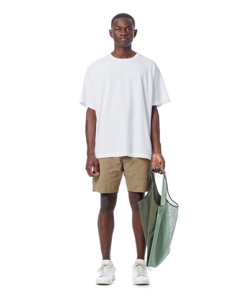 DAILY STANDARD by SANDINISTA(デイリースタンダードバイサンディニスタ)の「CORDURA Rip-Stop x Mesh Market Bag / コーデュラリップストップxメッシュマーケットバッグ(エコバッグ/サブバッグ・メンズ・ベージュ/ネイビー/オリーブ/ブラック・FREE)」の16枚目の写真