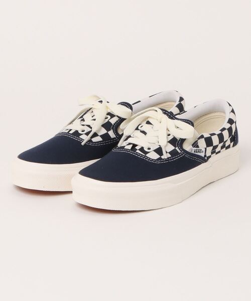 VANS(バンズ)の「VANS ヴァンズ SLIP ON ERAP スリッポンエラップ V98CF ERAP NVY/WHT CHK(スリッポン・メンズ・ブルー・4h/5/5h/6/6h/7/7h/8/8h/9/9h/10/10h/11/12)」の4枚目の写真