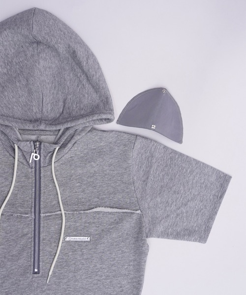 PRANK PROJECT（プランクプロジェクト）の「フーディパイルワンピース / Hoodie Pile Onepiece（ワンピース・レディース・グレー/レッド/ブラック・38/36）」の6枚目の写真