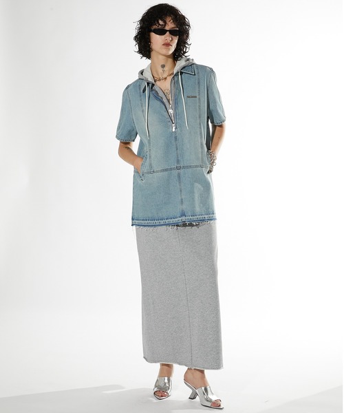 PRANK PROJECT（プランクプロジェクト）の「フーディパイルワンピース / Hoodie Pile Onepiece（ワンピース・レディース・グレー/レッド/ブラック・38/36）」の15枚目の写真