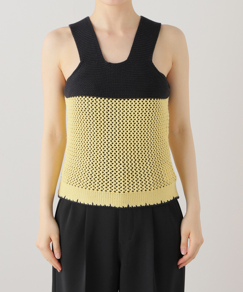 RITA ROW(リタロウ)の「【RITA ROW/リタロウ】イエローニットキャミ(キャミソール・レディース・イエロー・X-SMALL)」の13枚目の写真