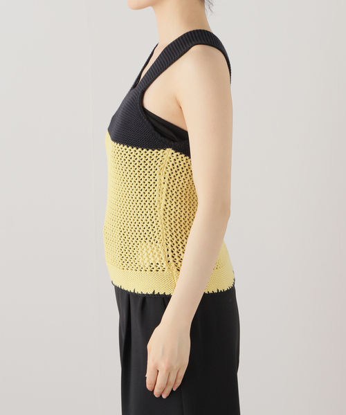 RITA ROW(リタロウ)の「【RITA ROW/リタロウ】イエローニットキャミ(キャミソール・レディース・イエロー・X-SMALL)」の14枚目の写真