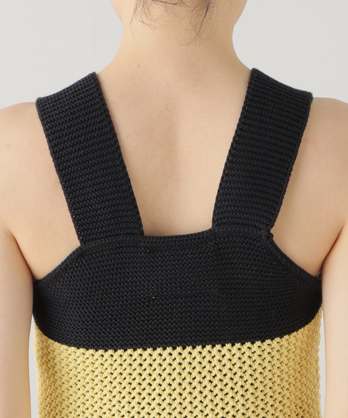 RITA ROW(リタロウ)の「【RITA ROW/リタロウ】イエローニットキャミ(キャミソール・レディース・イエロー・X-SMALL)」の8枚目の写真