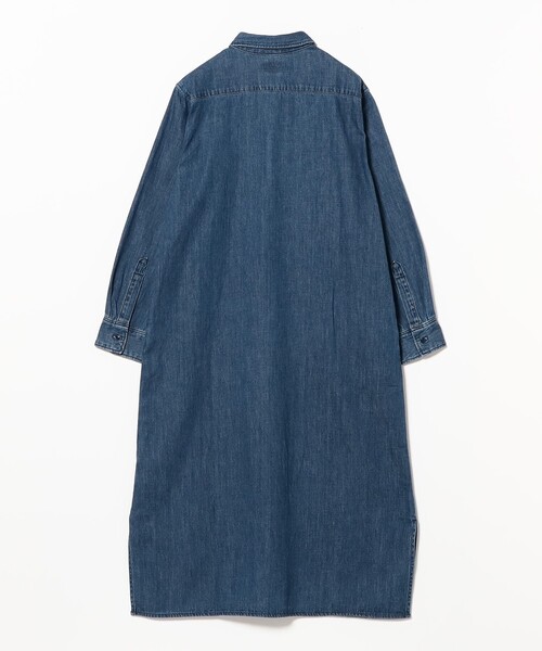 セール】【ビームスの百名品】【別注】Lee / デニム シャツ ワンピース
