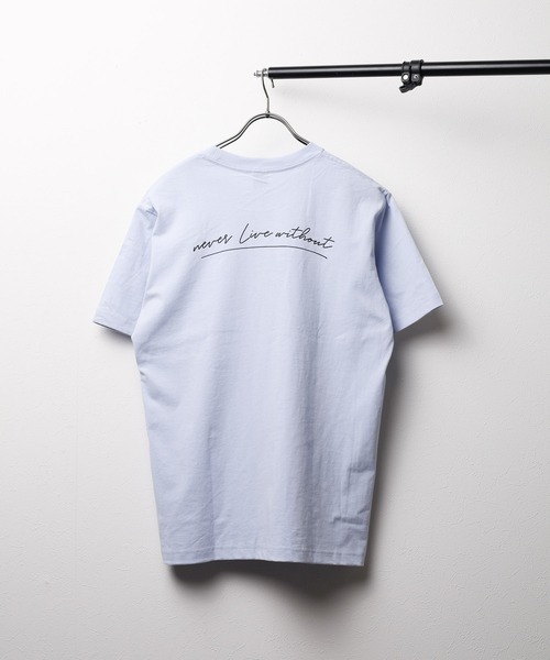 ARCHIVER(アーカイバ)の「【69】バックプリント ショートスリーブ コットンTシャツ(Tシャツ/カットソー・レディース・ホワイト系1/ホワイト系2/ホワイト系3/ブラック系2/ブラック系4/ホワイト系4/ブラック系1/ブラック系3/ブルー系/ライトグリーン/パープル/ベージュ・MEDIUM/LARGE)」の15枚目の写真