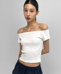 [MADE] フィロット2WAYオフショルダー半袖Tシャツ