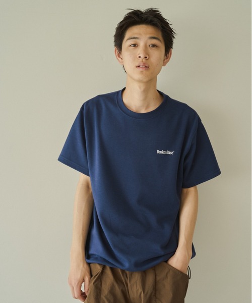 BROKEN BASE（ブロークンベース）の「裾ドローコードTee（Tシャツ/カットソー・メンズ・ホワイト系2/ブラック/ネイビー系2/ブラック系2/グレー/ホワイト/ネイビー・SMALL/MEDIUM/LARGE）」の7枚目の写真
