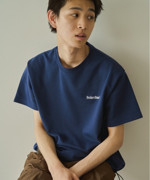 BROKEN BASE（ブロークンベース）の「裾ドローコードTee（Tシャツ/カットソー・メンズ・ホワイト系2/ブラック/ネイビー系2/ブラック系2/グレー/ホワイト/ネイビー・SMALL/MEDIUM/LARGE）」の9枚目の写真