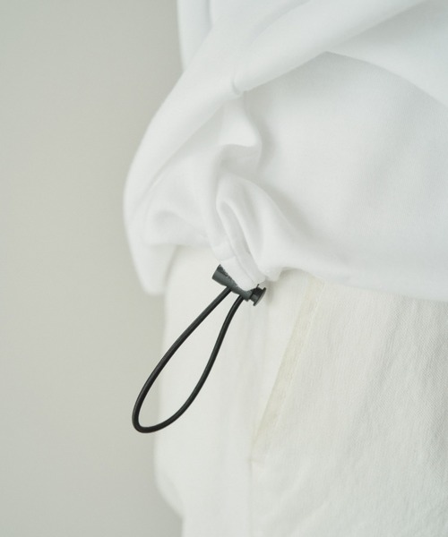 BROKEN BASE（ブロークンベース）の「裾ドローコードTee（Tシャツ/カットソー・メンズ・ホワイト系2/ブラック/ネイビー系2/ブラック系2/グレー/ホワイト/ネイビー・SMALL/MEDIUM/LARGE）」の19枚目の写真