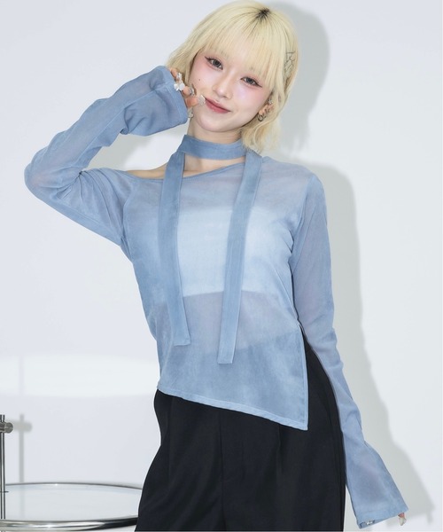 新品タグ付き olu. オフショル シアーベロアオフショルダートップス
セール Olu.（オルドット）の「【zozo限定カラー】シアーベロアオフ