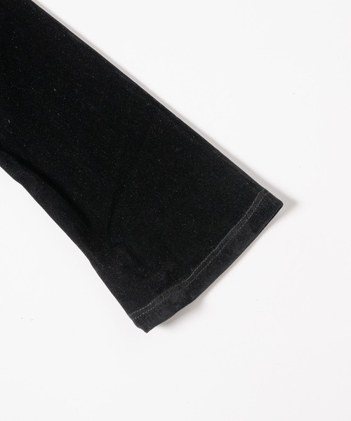 17HR（セブンティーンアワーズ）の「タイ付きシアーベロアオフショルトップス（Tシャツ/カットソー・レディース・ブラック/ライトグレー/ブルー・FREE）」の14枚目の写真