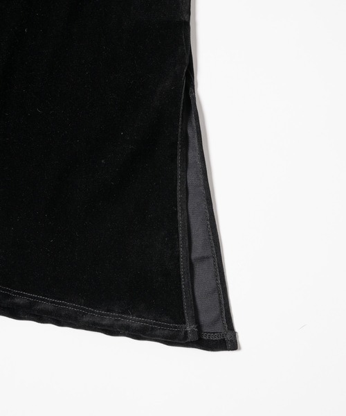 17HR（セブンティーンアワーズ）の「タイ付きシアーベロアオフショルトップス（Tシャツ/カットソー・レディース・ブラック/ライトグレー/ブルー・FREE）」の15枚目の写真