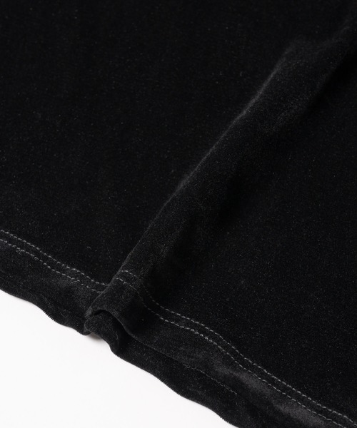 17HR（セブンティーンアワーズ）の「タイ付きシアーベロアオフショルトップス（Tシャツ/カットソー・レディース・ブラック/ライトグレー/ブルー・FREE）」の16枚目の写真