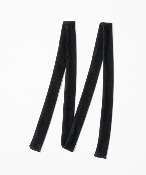 17HR（セブンティーンアワーズ）の「タイ付きシアーベロアオフショルトップス（Tシャツ/カットソー・レディース・ブラック/ライトグレー/ブルー・FREE）」の17枚目の写真