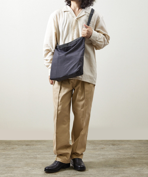 SLOW(スロウ)の「SLOW スロウ / packer-2way shoulder S パッカーナイロン2WAYショルダーバッグ ニュースペーパーバッグ 撥水 透湿 / 586S137P(ショルダーバッグ・メンズ・ブラック/グレー・FREE)」の20枚目の写真