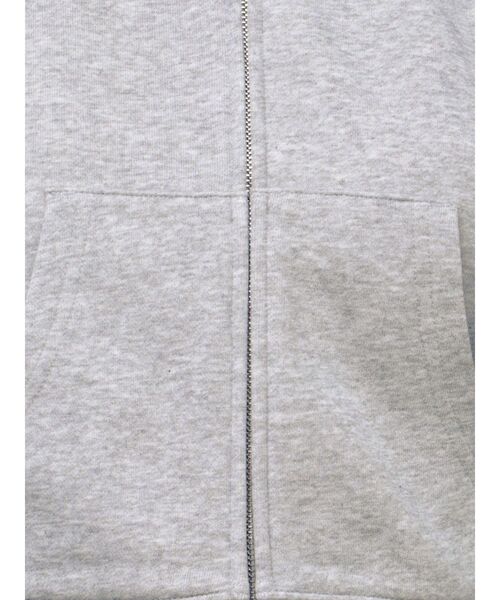 RESEXXY（リゼクシー）の「フロントジップクロップドパーカー【セットアップ着用可能】（パーカー・レディース・ホワイト/グレー/ブラック・FREE）」の7枚目の写真