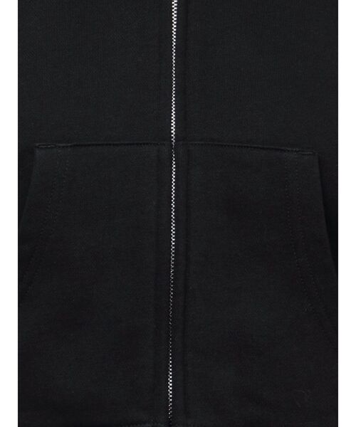 RESEXXY（リゼクシー）の「フロントジップクロップドパーカー【セットアップ着用可能】（パーカー・レディース・ホワイト/グレー/ブラック・FREE）」の6枚目の写真