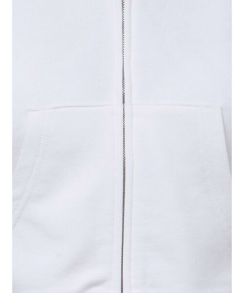 RESEXXY（リゼクシー）の「フロントジップクロップドパーカー【セットアップ着用可能】（パーカー・レディース・ホワイト/グレー/ブラック・FREE）」の5枚目の写真