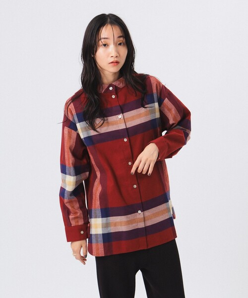 【セール】ボーイ ビッグタータン ハイネック シャツ（シャツ/ブラウス）｜BEAMS BOY（ビームスボーイ）