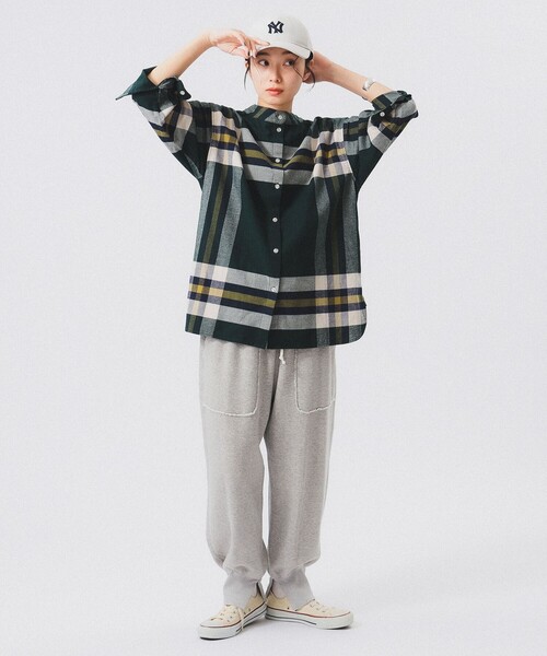 【セール】ボーイ ビッグタータン ハイネック シャツ（シャツ/ブラウス）｜BEAMS BOY（ビームスボーイ）