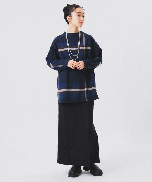 【セール】ボーイ ビッグタータン ハイネック シャツ（シャツ/ブラウス）｜BEAMS BOY（ビームスボーイ）