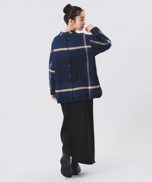 【セール】ボーイ ビッグタータン ハイネック シャツ（シャツ/ブラウス）｜BEAMS BOY（ビームスボーイ）