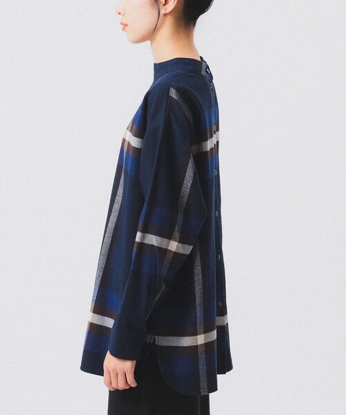 BEAMS BOY（ビームスボーイ）の「ボーイ ビッグタータン ハイネック シャツ（シャツ/ブラウス・レディース・レッド/グリーン/ネイビー・ONE SIZE）」の20枚目の写真