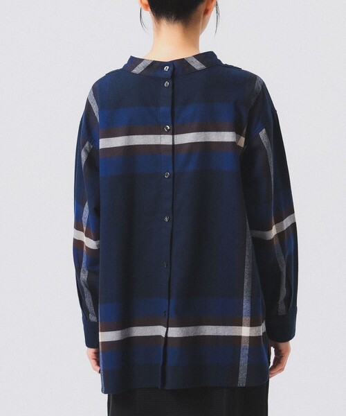 BEAMS BOY（ビームスボーイ）の「ボーイ ビッグタータン ハイネック シャツ（シャツ/ブラウス・レディース・レッド/グリーン/ネイビー・ONE SIZE）」の19枚目の写真