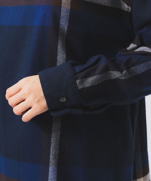 BEAMS BOY（ビームスボーイ）の「ボーイ ビッグタータン ハイネック シャツ（シャツ/ブラウス・レディース・レッド/グリーン/ネイビー・ONE SIZE）」の17枚目の写真