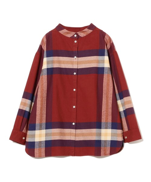 BEAMS BOY（ビームスボーイ）の「ボーイ ビッグタータン ハイネック シャツ（シャツ/ブラウス・レディース・レッド/グリーン/ネイビー・ONE SIZE）」の15枚目の写真
